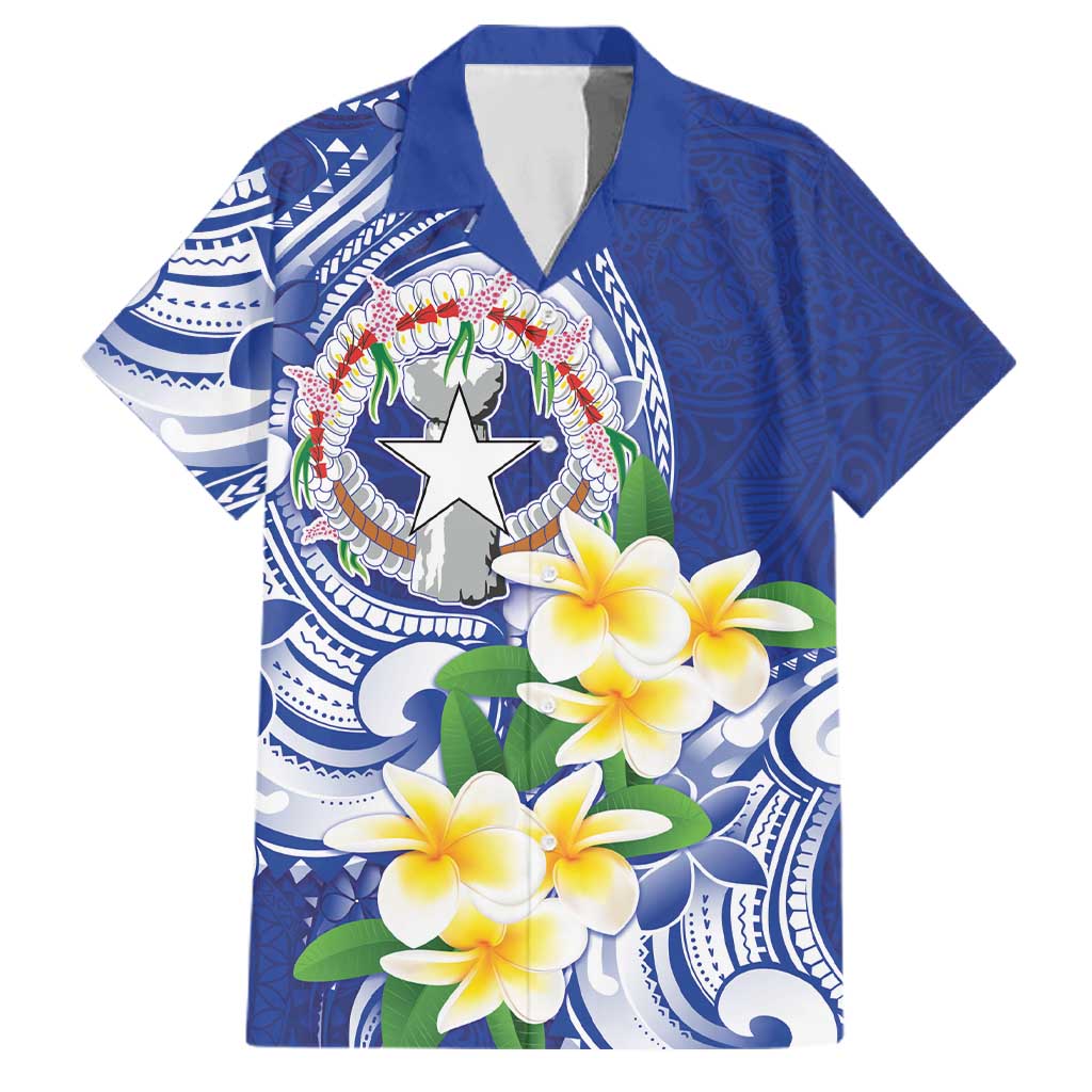 Northern Mariana Islands Family Matching Off Shoulder Maxi Dress and Hawaiian Shirt Polynesian Pattern With Frangipani