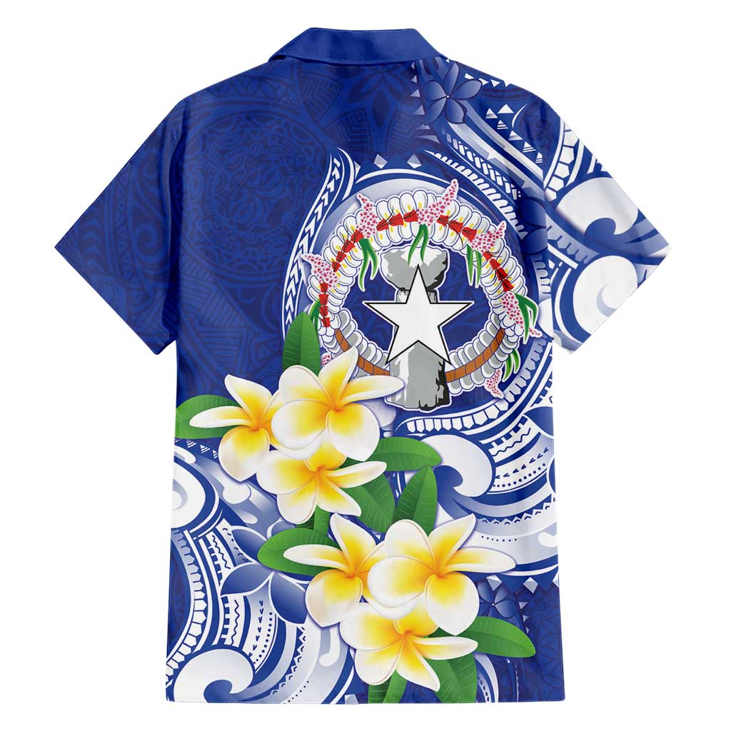 Northern Mariana Islands Family Matching Off Shoulder Maxi Dress and Hawaiian Shirt Polynesian Pattern With Frangipani