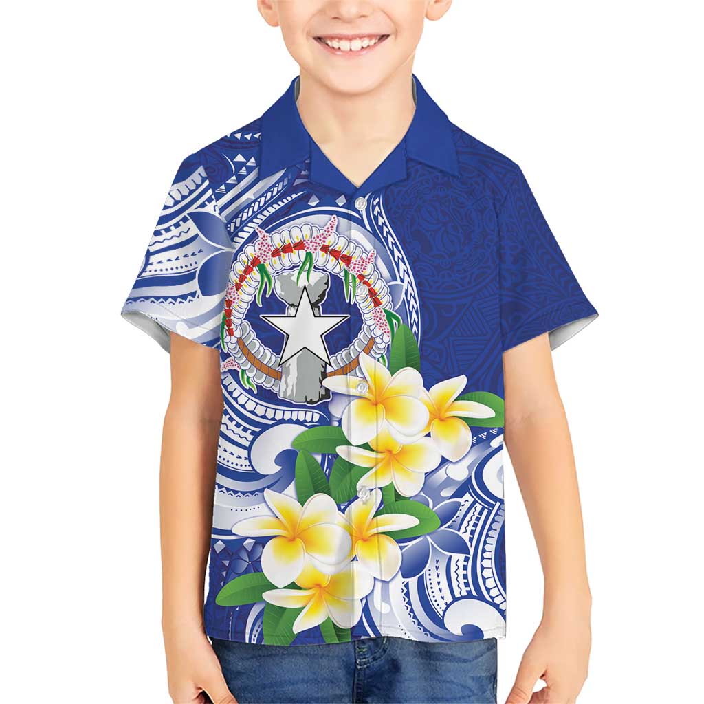 Northern Mariana Islands Family Matching Off Shoulder Maxi Dress and Hawaiian Shirt Polynesian Pattern With Frangipani