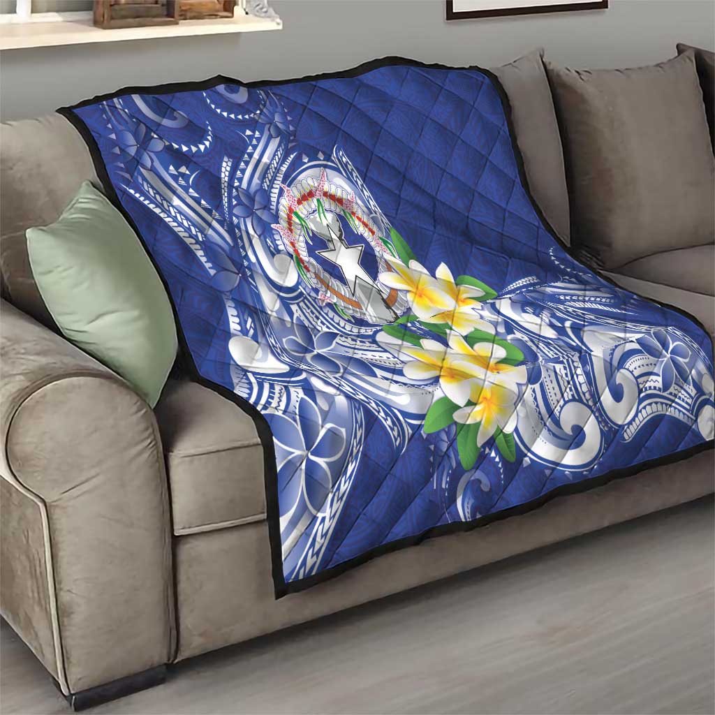Northern Mariana Islands Quilt Polynesian Pattern With Frangipani LT05 - Polynesian Pride
