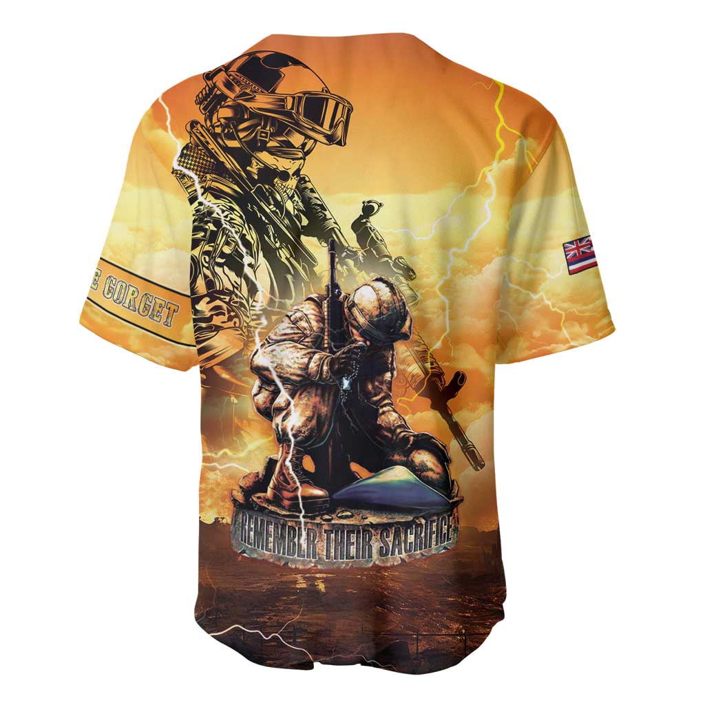 Hawaii Memorial Day Baseball Jersey Remember Their Sacrifice