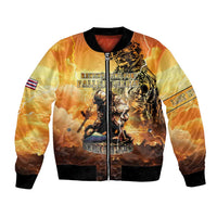 Hawaii Memorial Day Bomber Jacket Remember Their Sacrifice LT05 Unisex Yellow - Polynesian Pride