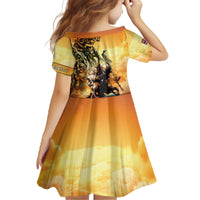 Hawaii Memorial Day Family Matching Off The Shoulder Long Sleeve Dress and Hawaiian Shirt Remember Their Sacrifice