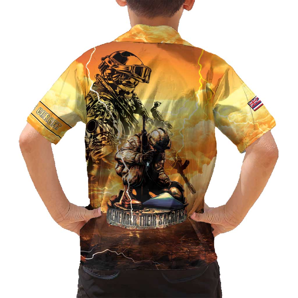 Hawaii Memorial Day Family Matching Puletasi and Hawaiian Shirt Remember Their Sacrifice