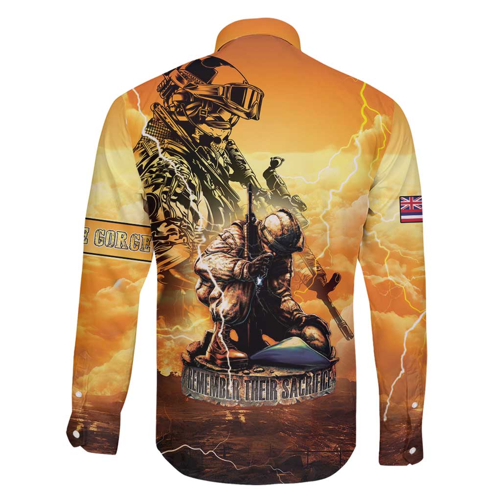 Hawaii Memorial Day Family Matching Summer Maxi Dress and Hawaiian Shirt Remember Their Sacrifice