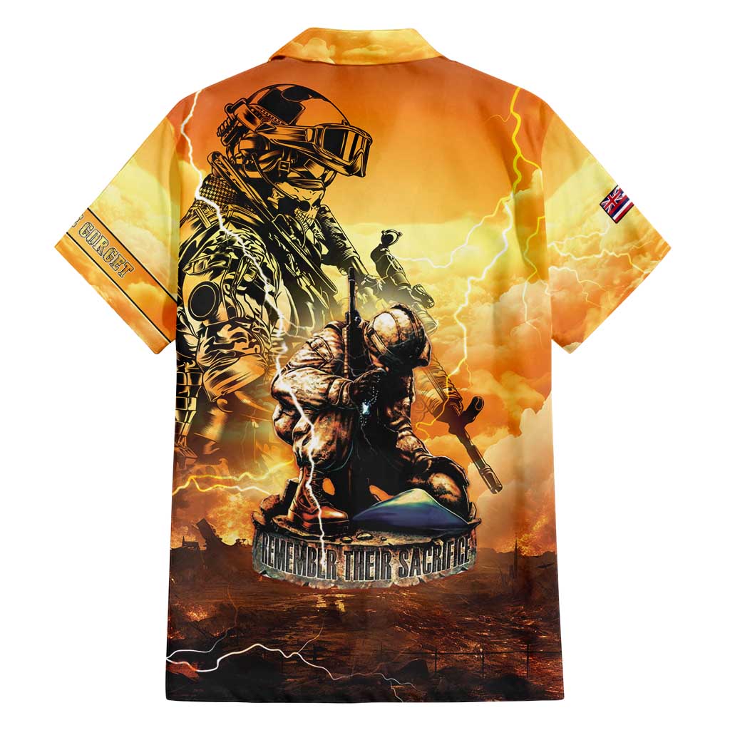 Hawaii Memorial Day Family Matching Tank Maxi Dress and Hawaiian Shirt Remember Their Sacrifice