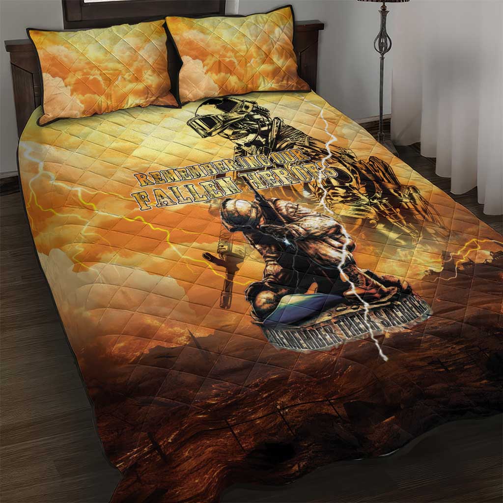 Hawaii Memorial Day Quilt Bed Set Remember Their Sacrifice