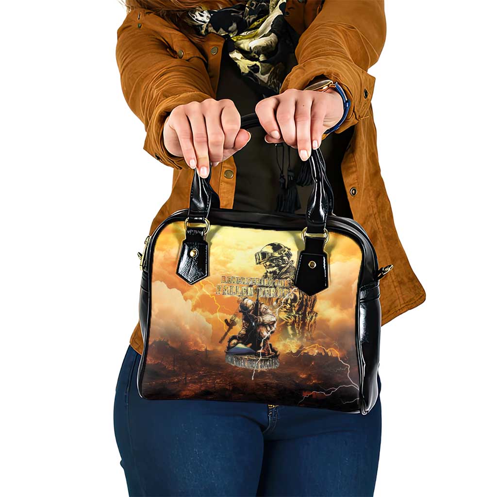 Hawaii Memorial Day Shoulder Handbag Remember Their Sacrifice LT05 One Size Yellow - Polynesian Pride