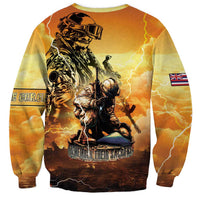 Hawaii Memorial Day Sweatshirt Remember Their Sacrifice LT05 - Polynesian Pride