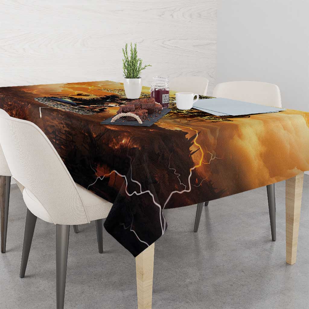 Hawaii Memorial Day Tablecloth Remember Their Sacrifice