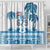 Fiji 679 Constitution Day Shower Curtain Fijian Tapa Pattern