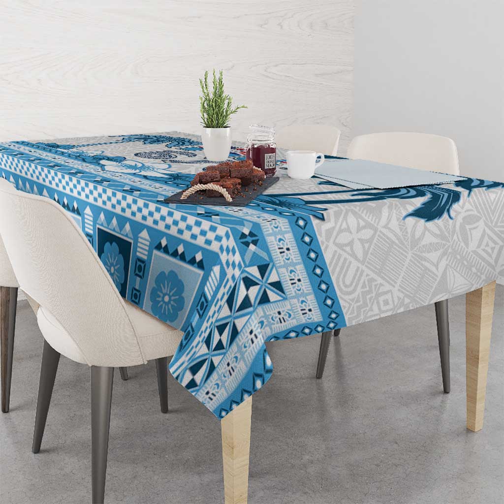 Fiji 679 Constitution Day Tablecloth Fijian Tapa Pattern
