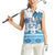 Fiji 679 Constitution Day Women Sleeveless Polo Shirt Fijian Tapa Pattern