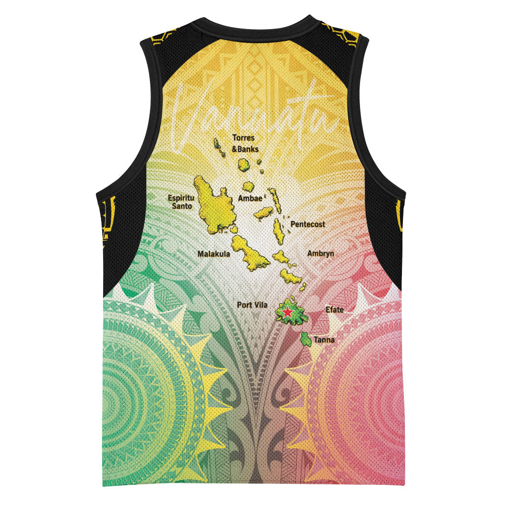 Vanuatu Independence Day Basketball Jersey The Untouched Paradise