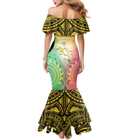 Vanuatu Independence Day Family Matching Mermaid Dress and Hawaiian Shirt The Untouched Paradise