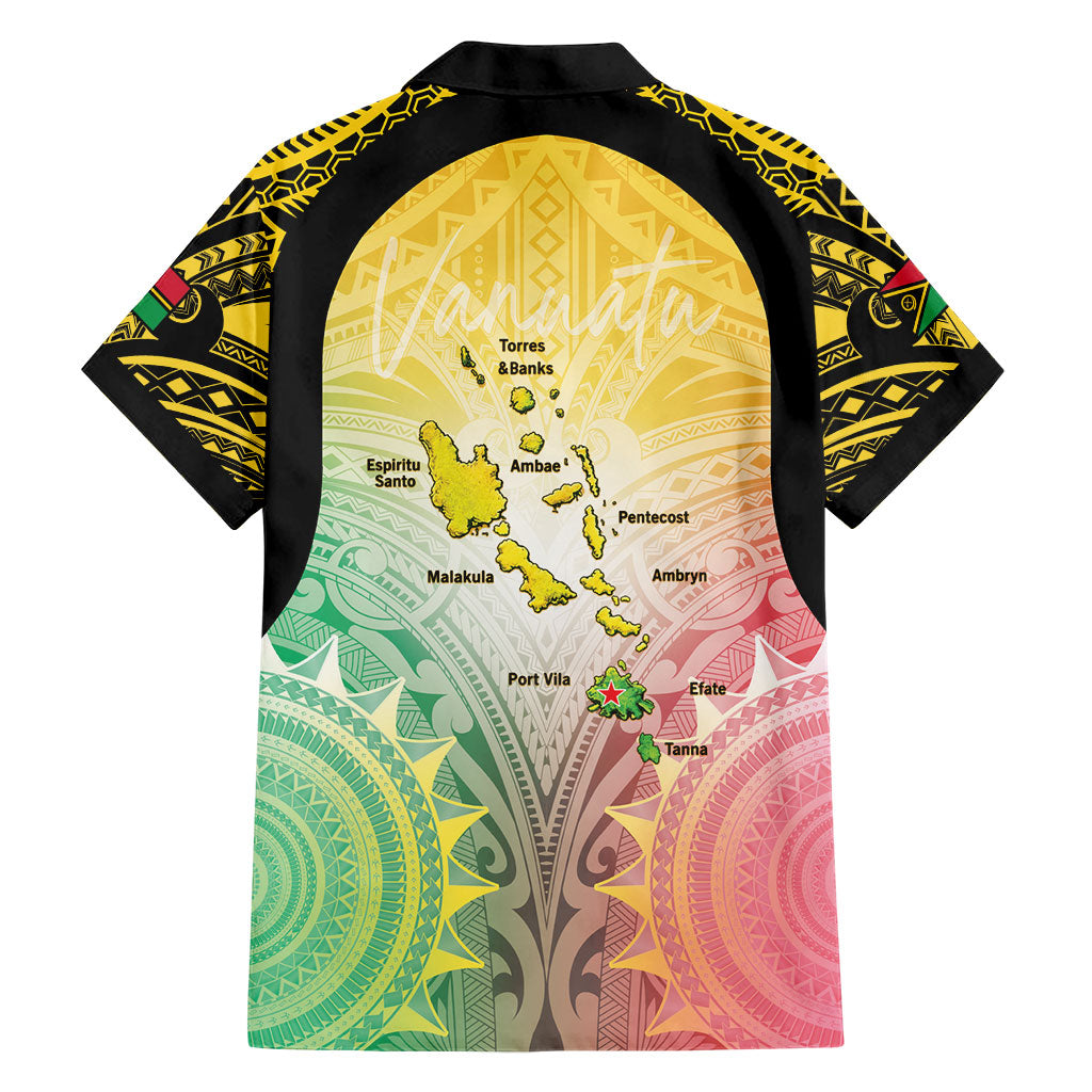 Vanuatu Independence Day Family Matching Off Shoulder Maxi Dress and Hawaiian Shirt The Untouched Paradise
