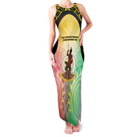 Vanuatu Independence Day Family Matching Tank Maxi Dress and Hawaiian Shirt The Untouched Paradise