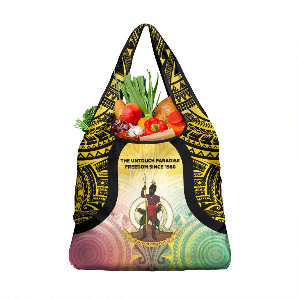 Vanuatu Independence Day Grocery Bag The Untouched Paradise