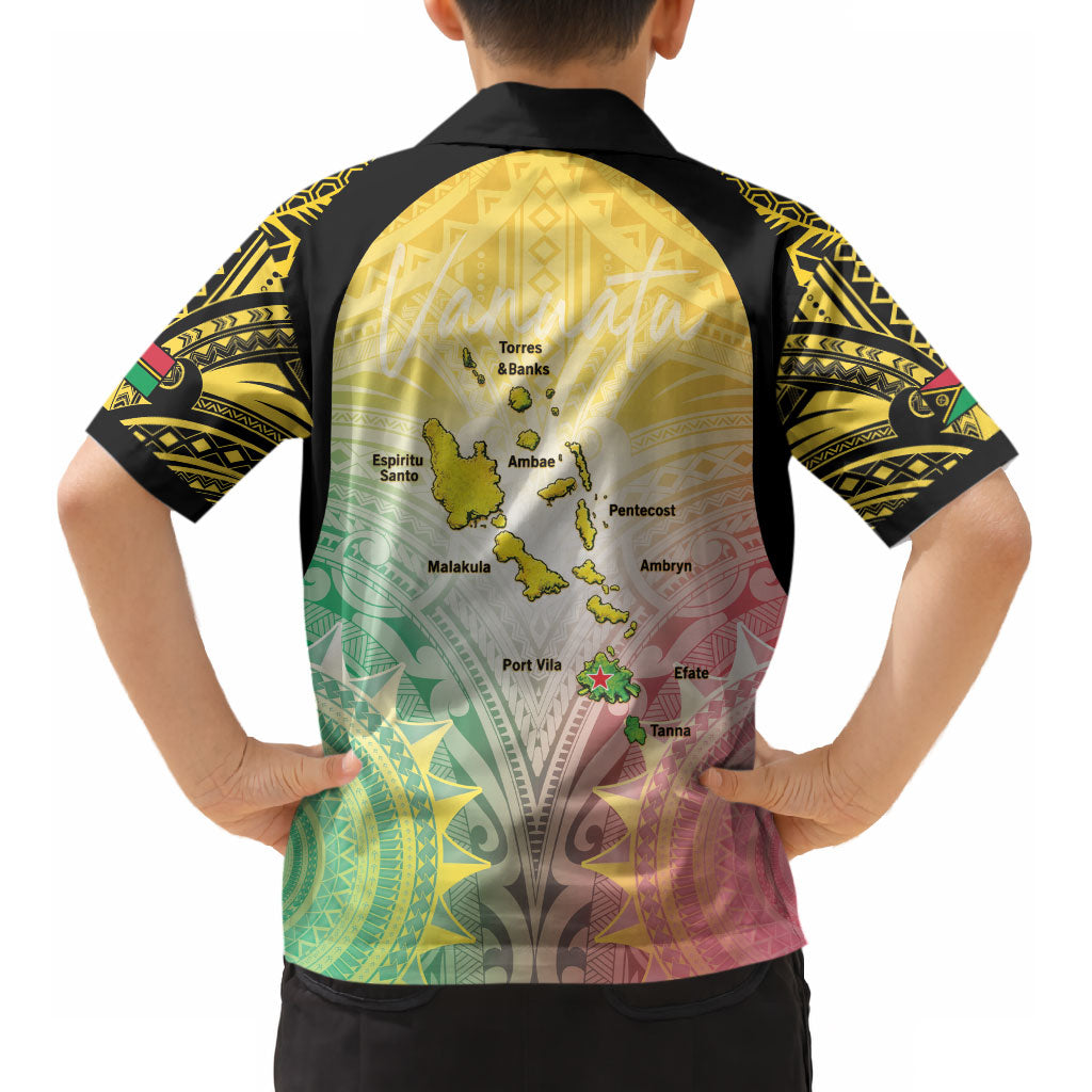 Vanuatu Independence Day Kid Hawaiian Shirt The Untouched Paradise LT05 - Polynesian Pride
