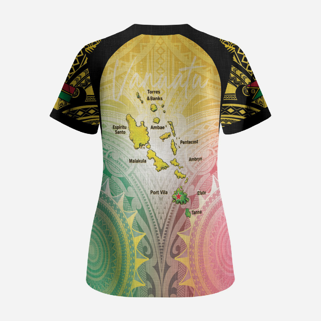 Vanuatu Independence Day Scrub Top The Untouched Paradise