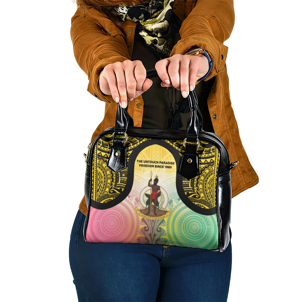 Vanuatu Independence Day Shoulder Handbag The Untouched Paradise LT05 One Size Colorful - Polynesian Pride