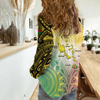 Vanuatu Independence Day Women Casual Shirt The Untouched Paradise