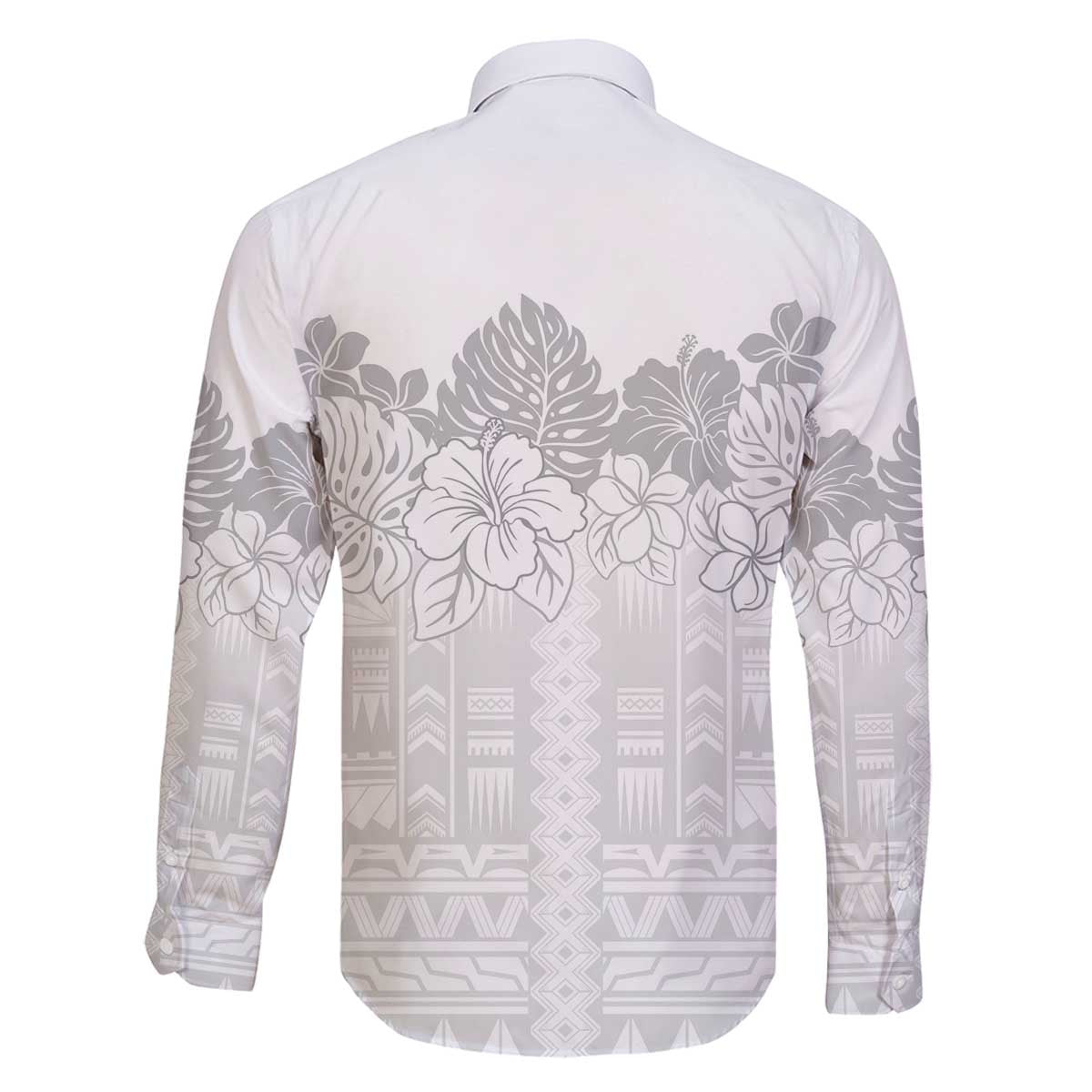 Samoa Lotu Tamaiti Family Matching Puletasi and Hawaiian Shirt White Sunday Polynesian Pattern With Tropical Flowers