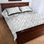Samoa Lotu Tamaiti Quilt Bed Set White Sunday Polynesian Pattern With Tropical Flowers