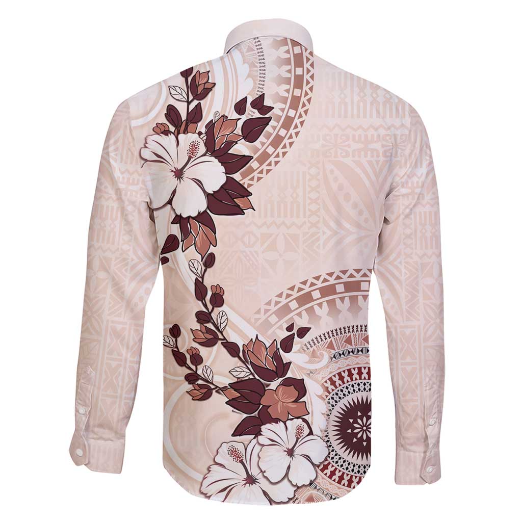 Bula Fiji Language Week Family Matching Short Sleeve Bodycon Dress and Hawaiian Shirt Fijian Tapa Pattern With Tagimoucia Flower