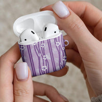 Hawaii Queen Liliuokalani AirPods Case Lavender Lei Pua Kalaunu LT05 - Polynesian Pride