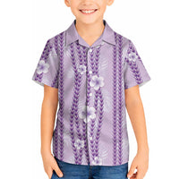 Hawaii Queen Liliuokalani Hawaiian Shirt Lavender Lei Pua Kalaunu LT05 - Polynesian Pride