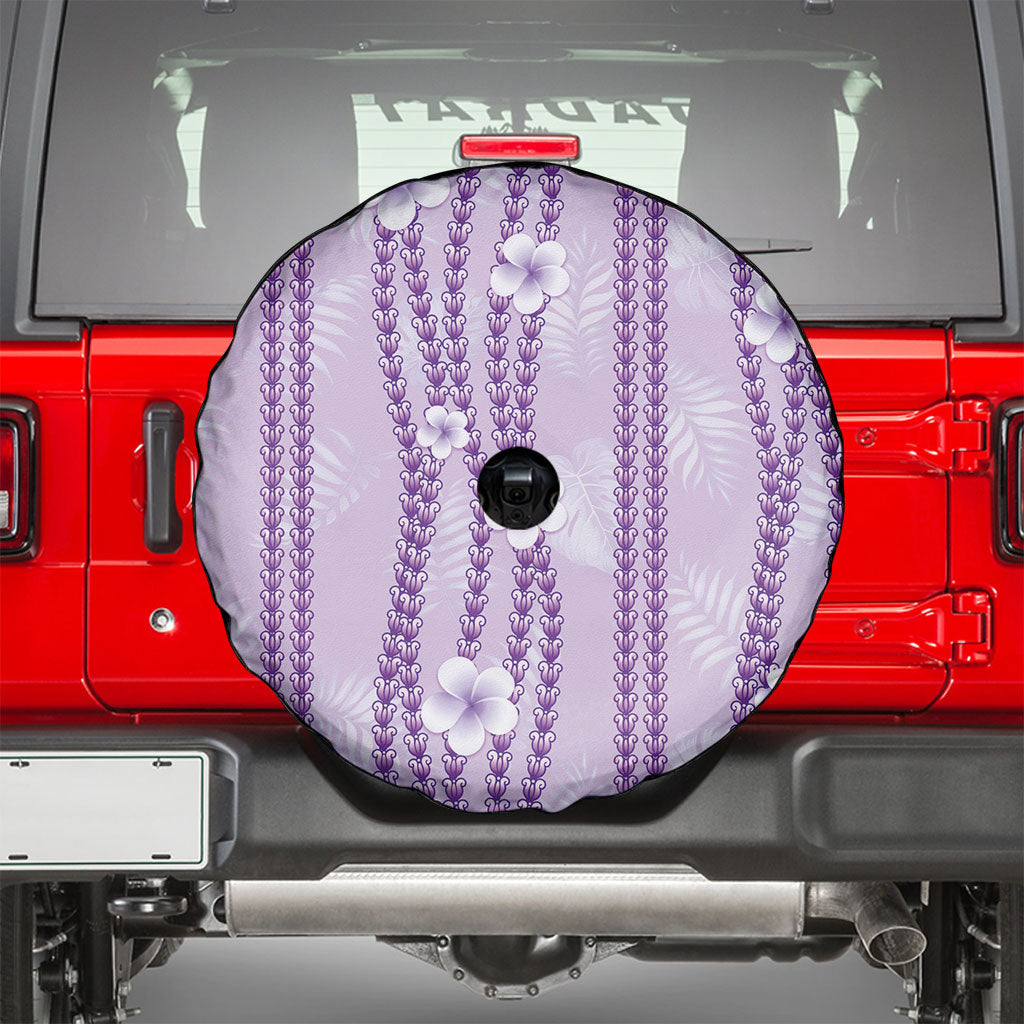Hawaii Queen Liliuokalani Spare Tire Cover Lavender Lei Pua Kalaunu LT05 - Polynesian Pride