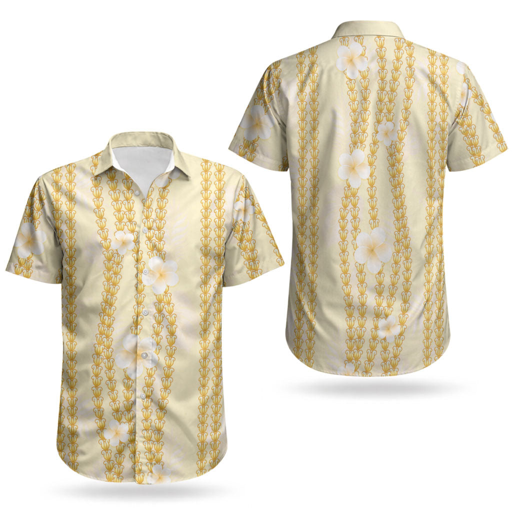 Hawaii Queen Liliuokalani Couples Matching Off Shoulder Maxi Dress and Hawaiian Shirt Gold Lei Pua Kalaunu