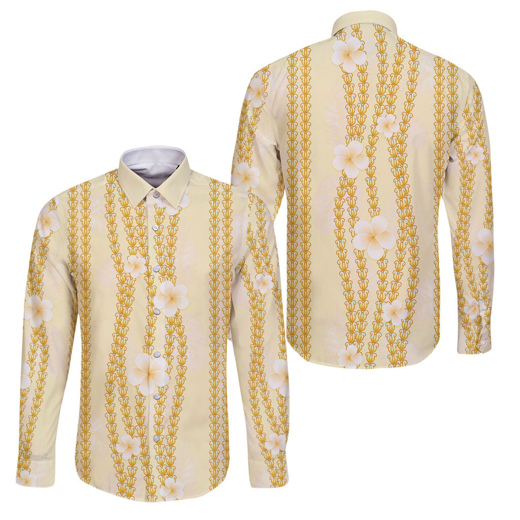 Hawaii Queen Liliuokalani Family Matching Off Shoulder Maxi Dress and Hawaiian Shirt Gold Lei Pua Kalaunu