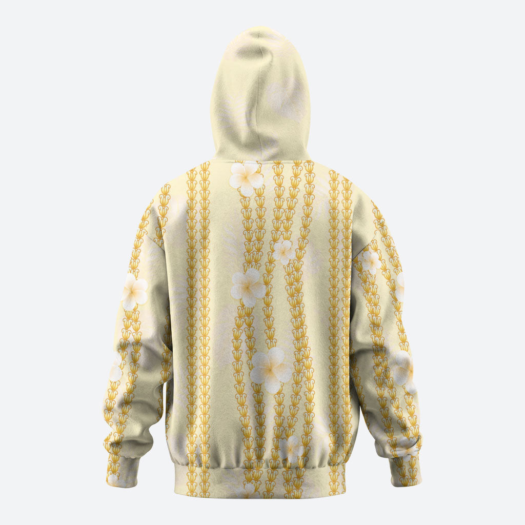 Hawaii Queen Liliuokalani Hoodie Gold Lei Pua Kalaunu