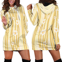Hawaii Queen Liliuokalani Hoodie Dress Gold Lei Pua Kalaunu