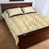Hawaii Queen Liliuokalani Quilt Bed Set Gold Lei Pua Kalaunu LT05 - Polynesian Pride