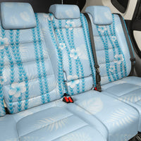 Hawaii Queen Liliuokalani Back Car Seat Cover Blue Lei Pua Kalaunu LT05 - Polynesian Pride