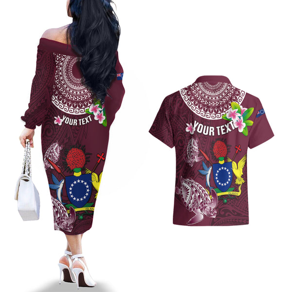 Personalized Cook Islands Mangaia Tank Maxi Dress Coat Of Arms Plumeria Polynesian Turtle LT05