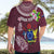 Personalized Cook Islands Mangaia Hawaiian Shirt Coat Of Arms Plumeria Polynesian Turtle LT05 - Polynesian Pride