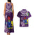 Cook Islands Rarotonga Couples Matching Tank Maxi Dress and Hawaiian Shirt Coat Of Arms Plumeria Polynesian Turtle LT05 - Polynesian Pride