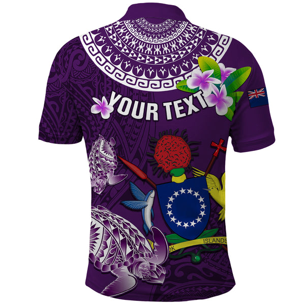 Cook Islands Rarotonga Long Sleeve Shirt Coat Of Arms Plumeria Polynesian Turtle LT05 main image 1