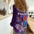Personalized Cook Islands Rarotonga Women Casual Shirt Coat Of Arms Plumeria Polynesian Turtle LT05 - Polynesian Pride