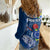 Personalized Cook Islands Pukapuka Women Casual Shirt Coat Of Arms Plumeria Polynesian Turtle LT05 - Polynesian Pride