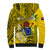 Cook Islands Aitutaki Sherpa Hoodie Coat Of Arms Plumeria Polynesian Turtle LT05 - Polynesian Pride