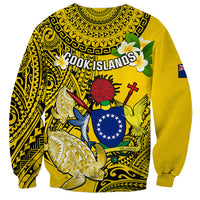 Cook Islands Aitutaki Sweatshirt Coat Of Arms Plumeria Polynesian Turtle LT05 - Polynesian Pride