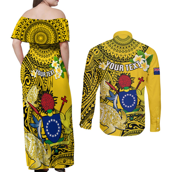 Personalized Cook Islands Rarotonga Short Sleeve Bodycon Dress Coat Of Arms Plumeria Polynesian Turtle LT05