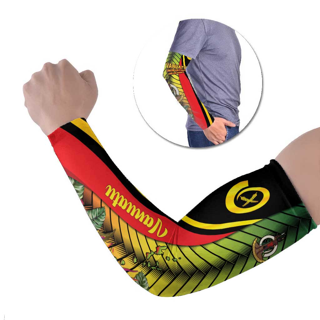 Vanuatu Constitution Day Arm Sleeves Long Live Vanuatu - Polynesian Pride