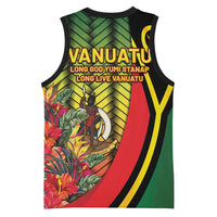 Vanuatu Constitution Day Basketball Jersey Long Live Vanuatu - Polynesian Pride