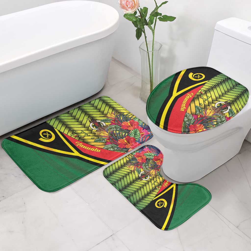Vanuatu Constitution Day Bathroom Set Long Live Vanuatu - Polynesian Pride